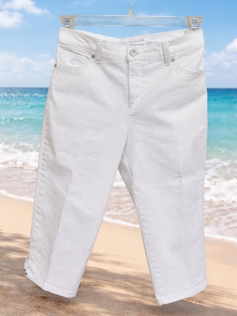 Gloria Vanderbilt Petite Amanda Capri Pants sz 6P